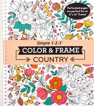 Spiral-bound Color & Frame Country Book