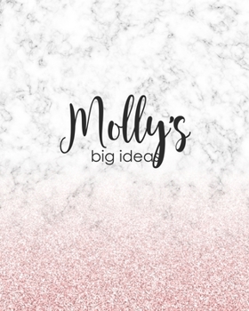 Molly's Big Ideas: Personalized Notebook - 8x10 Lined Women's Journal