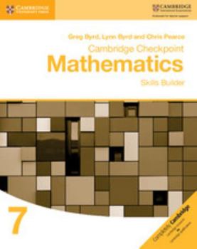 Paperback Cambridge Checkpoint Mathematics Skills Builder Workbook 7 Book