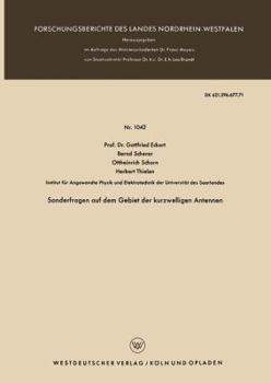 Paperback Sonderfragen Auf Dem Gebiet Der Kurzwelligen Antennen [German] Book