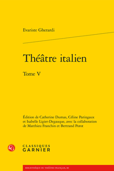 Paperback Theatre Italien [French] Book