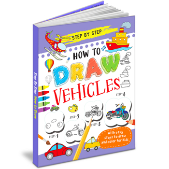How To Draw Vehicles Book (Activity Book)