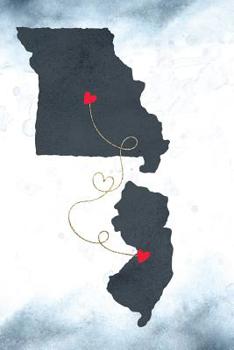 Missouri & New Jersey: Long Distance Out of State Notebook - Blank Lines