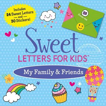 Hardcover Sweet Letters for Kids My Family & Friends – 24 Tear-Out Letters with 30 Stickers – Letter Writing & Creative Activity Book for Kids, Family, Grandparents & Friends Book