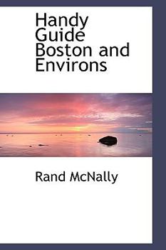 Paperback Handy Guide Boston and Environs Book