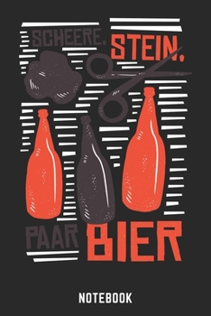 Schere Stein Paar Bier Notebook: A5 Liniert Bierbrau Buch, Notizbuch für Biebrauer, Hobbybrauer, Bier Brauen 120 Seiten 6x9 | Organizer Schreibheft Planer zum Ausfüllen (German Edition)