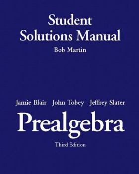 Paperback Student Solutions Manual-Standalone for Prealgebra Book
