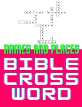 Paperback Bible Crossword: Names and Places [Large Print] Book