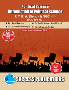 Paperback Introduction to Political Science - I(F.Y.B.A, Sem.-I) SPPU-Text(English) Book