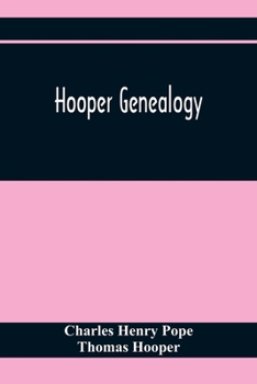 Paperback Hooper Genealogy Book