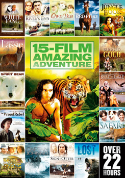 DVD 15 Movie Family Amazing Adventures Pack Volume 1 Book