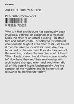 Paperback Architecture / Machine: GTA Papers 1 Book