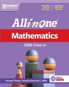 Paperback All in One Mathematics CBSE Class 12 Book