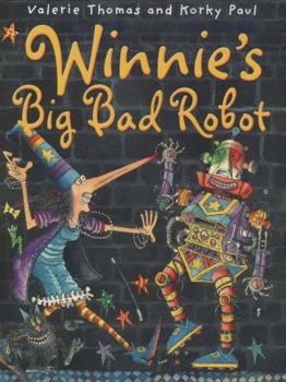 Hardcover Winnie's Big Bad Robot Book