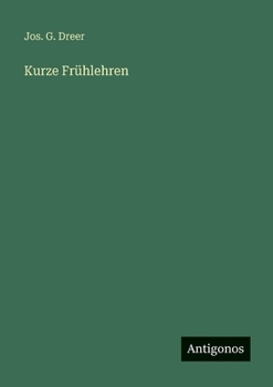 Paperback Kurze Frühlehren [German] Book