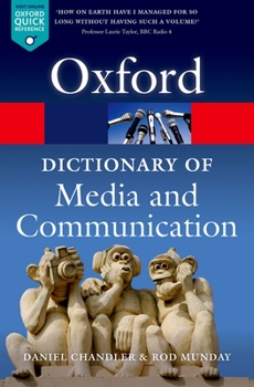 Paperback A Dictionary of Media and Communication Book