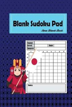 Paperback Blank Sudoku Pad: 101 Puzzle Book Game 9 x 9 Grids Large Print . Ideal for when you have made a mistake on a Sudoku puzzle and need to t Book
