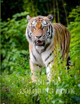 Paperback Animal Coloring Book: Actvity Coloring Pages for Kids Book