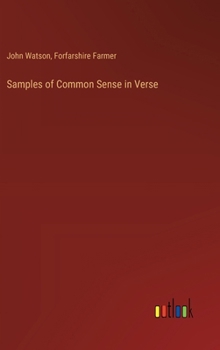 Hardcover Samples of Common Sense in Verse Book