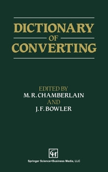 Paperback Dictionary of Converting Book