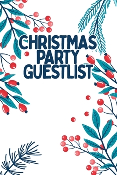 Christmas Party Guest List: Christmas Party Guest List Diary