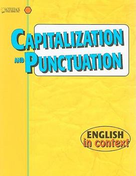 Paperback Capitalization and Punctuation: English in Context Book