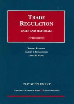 Paperback Trade Regulation Supplement: Cases and Materials Book