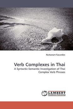 Paperback Verb Complexes in Thai Book