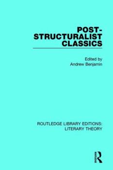 Paperback Post-Structuralist Classics Book
