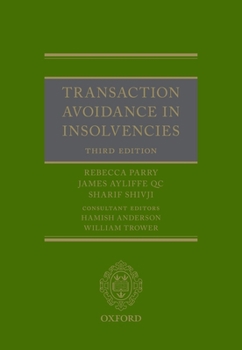 Hardcover Transaction Avoidance in Insolvencies Book