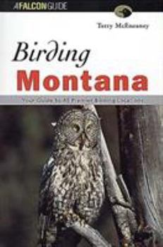 Paperback Birding Montana Book