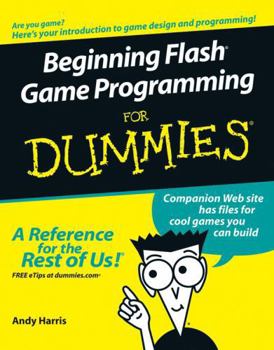 Paperback Beginning Flash Game Programming for Dummies Book