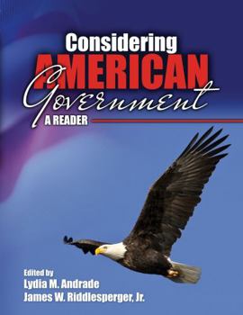 Paperback Considering American Government: A Reader Book