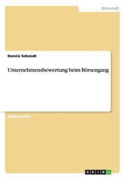 Paperback Unternehmensbewertung beim B?rsengang [German] Book