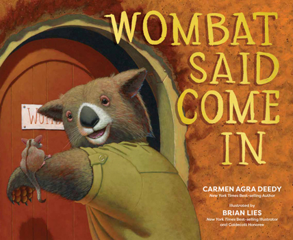 Hardcover Wombat Said Come in Book