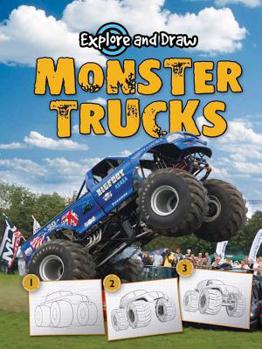 Library Binding Monster Trucks, Drawing and Reading Book