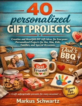 40 PERSONALIZED GIFT PROJECT: Creative and Heartfelt DIY Gift Ideas for Everyone: Personalized Projects for Her, Him, Kids, Families, and Special Occasions.