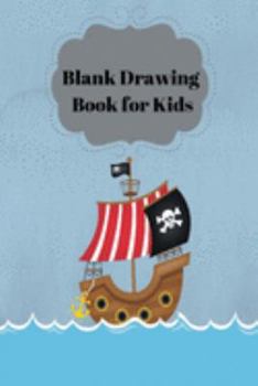 Paperback Blank Drawing Book for Kids: Funny Drawing on Each Page Book