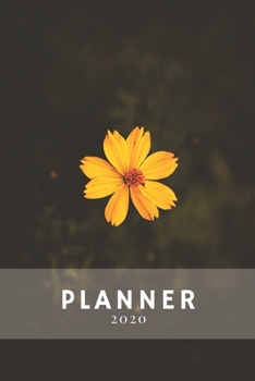 Planner 2020: Blank daily and weekly calendar 2020 to organize your life day by day! Perfect gift for busy mom, entrepreneurs and students. Beautiful flower design cover.