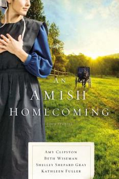 Paperback An Amish Homecoming: Four Stories Book