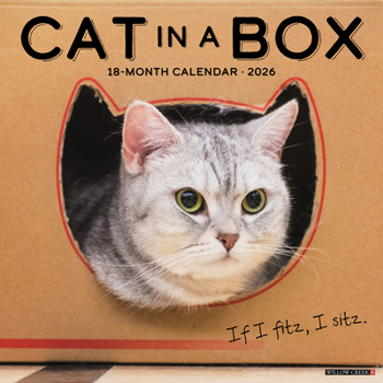 Calendar Cat in a Box 2026 12 X 12 Wall Calendar Book
