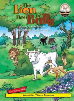 Hardcover The Lion and the Three Bulls Book