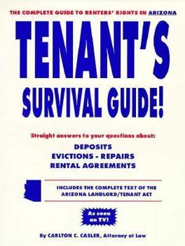 Paperback Arizona Tenants Survival Guide Book