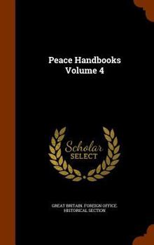 Hardcover Peace Handbooks Volume 4 Book