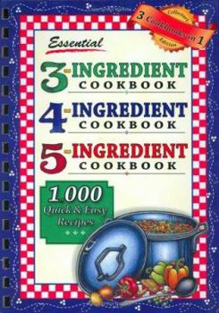 Hardcover Essential 3-4-5 Ingredient Cookbook Book