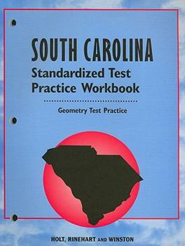 Paperback South Carolina Standardized Test Practice Workbook: Geometry Test Practice Book