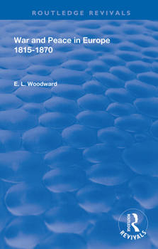 Paperback War and Peace in Europe 1815-1870 Book