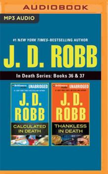 MP3 CD J. D. Robb - In Death Series: Books 36 & 37: Calculated in Death & Thankless in Death Book