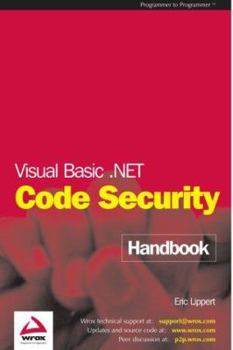 Paperback Visual Basic.Net Code Security Handbook Book