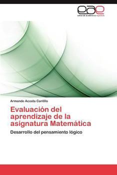 Paperback Evaluacion del Aprendizaje de La Asignatura Matematica [Spanish] Book